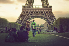 Atardecer en la Torre Eiffel (Explore!)
